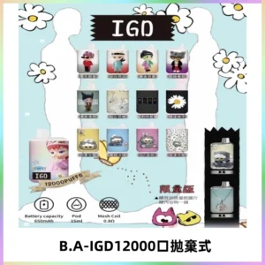 BAIGD12000口拋棄式一次性電子煙