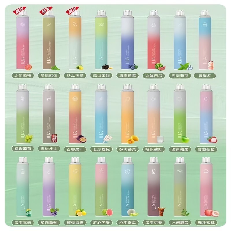 ILIA BAR 4哩啞一次性大容量6500Puffs拋棄式電子煙【紅心芭樂】:圖片 2