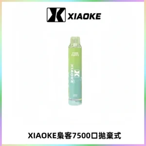 XIAOKE梟客7500Puffs跑馬燈拋棄式電子煙 可發光一次性
